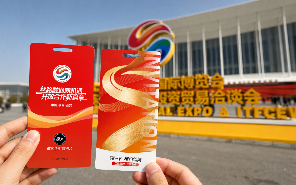 第十届丝绸之路国际博览会智能碰卡案例图