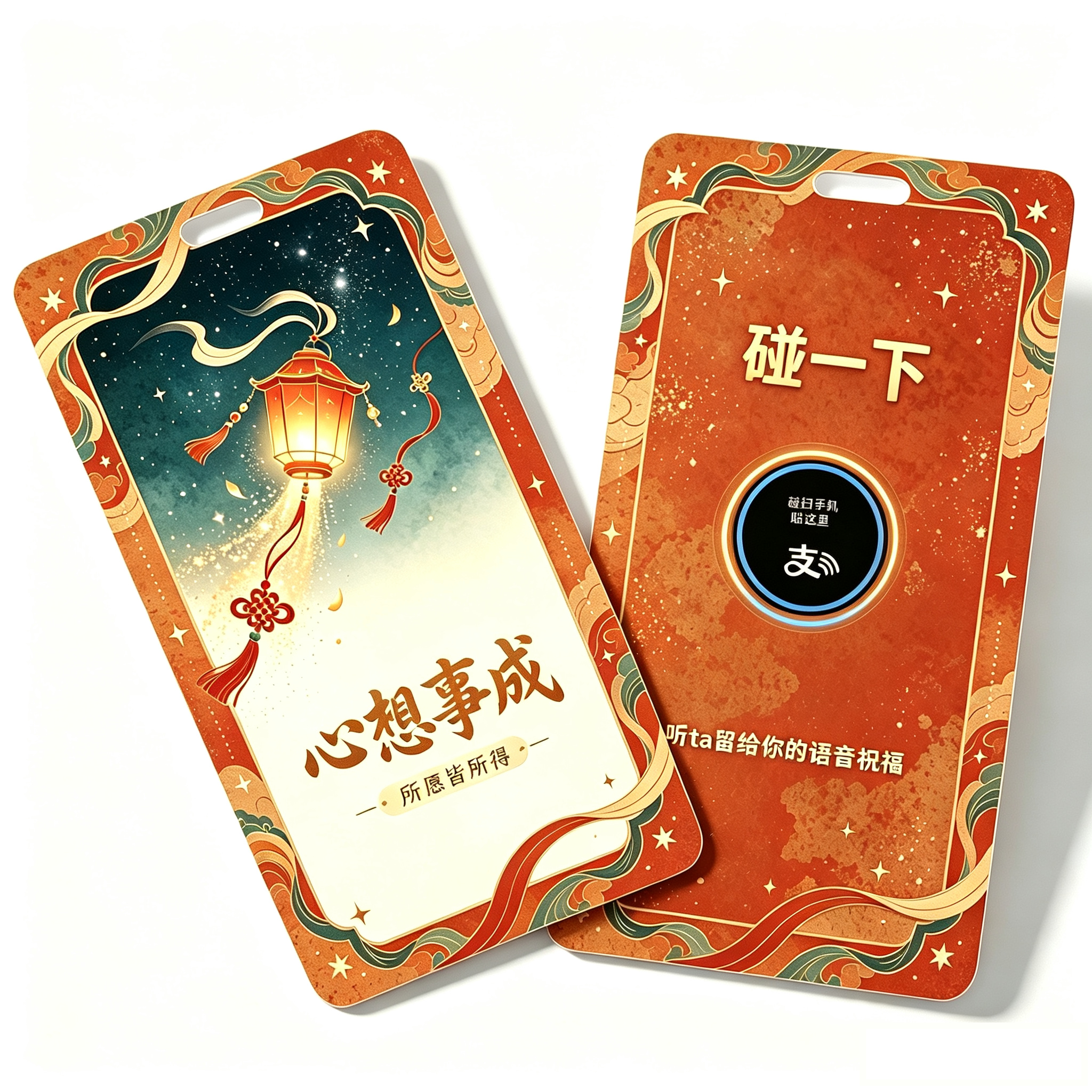 心想事成祝福卡